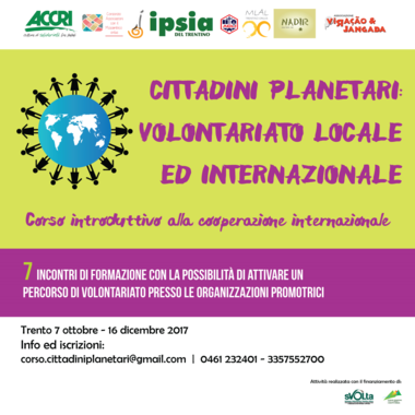 Cittadini planetari: volontariato locale e internazionale