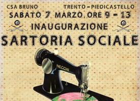 Grande festa di inaugurazione della “sartoria socialeâ€